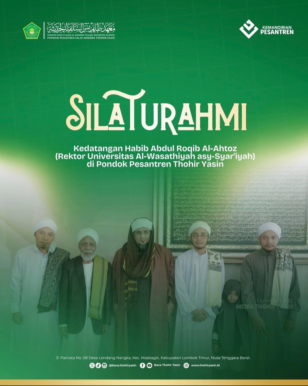 Kunjungan Habib Abdul Raqib Al-Ahtoz; Rektor Universitas Al-Wasathiyyah Aiyyah Yaman